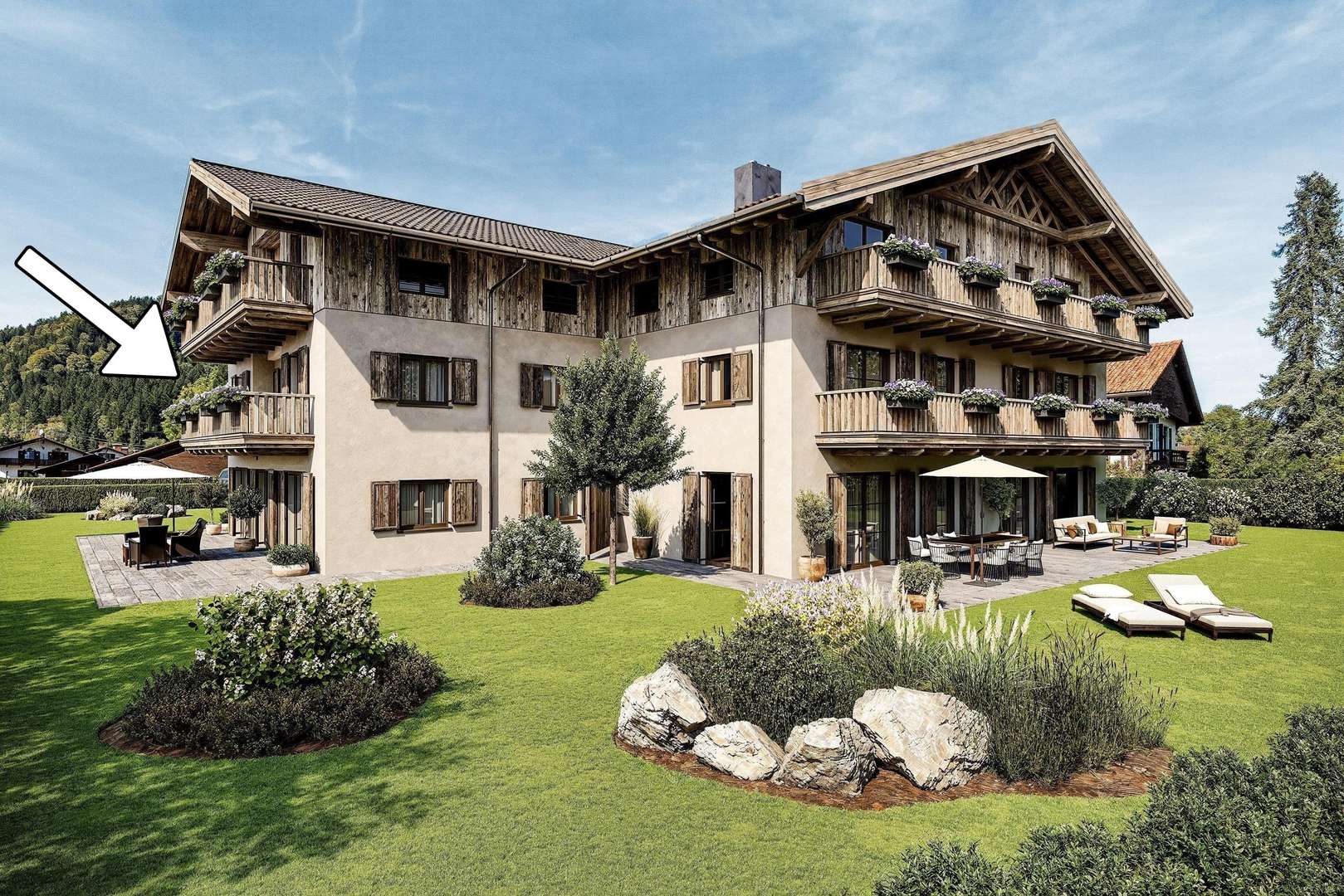 Außenansicht - Etagenwohnung in 83707 Bad Wiessee mit 130m² kaufen