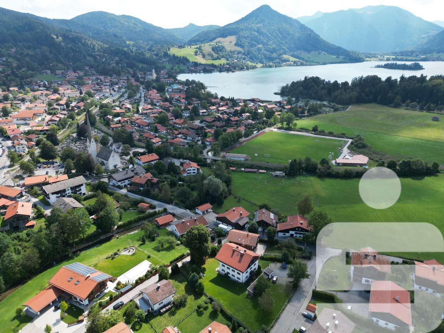 Blick zum Schliersee - Grundstück in 83727 Schliersee mit 615m² kaufen