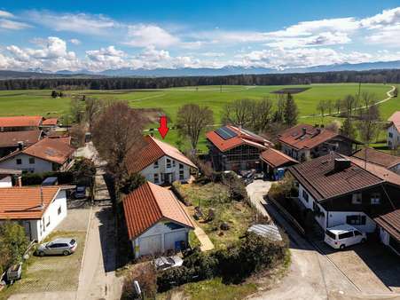 Luftbildaufnahme - Einfamilienhaus in 83607 Holzkirchen mit 216m² kaufen