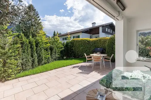 Charmante Gartenwohnung mit Blick auf den Wallberg in Rottach-Egern

