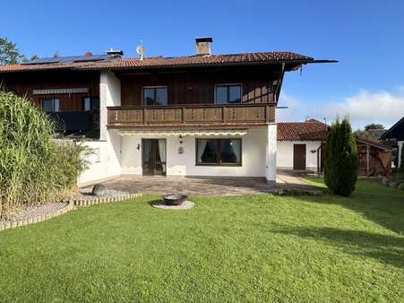 Gartenansicht Gartenansicht - Doppelhaushälfte in 83627 Warngau mit 142m² kaufen
