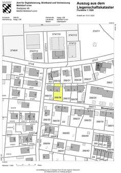 02 Flurkarte farbig - Doppelhaushälfte in 83527 Haag mit 130m² kaufen