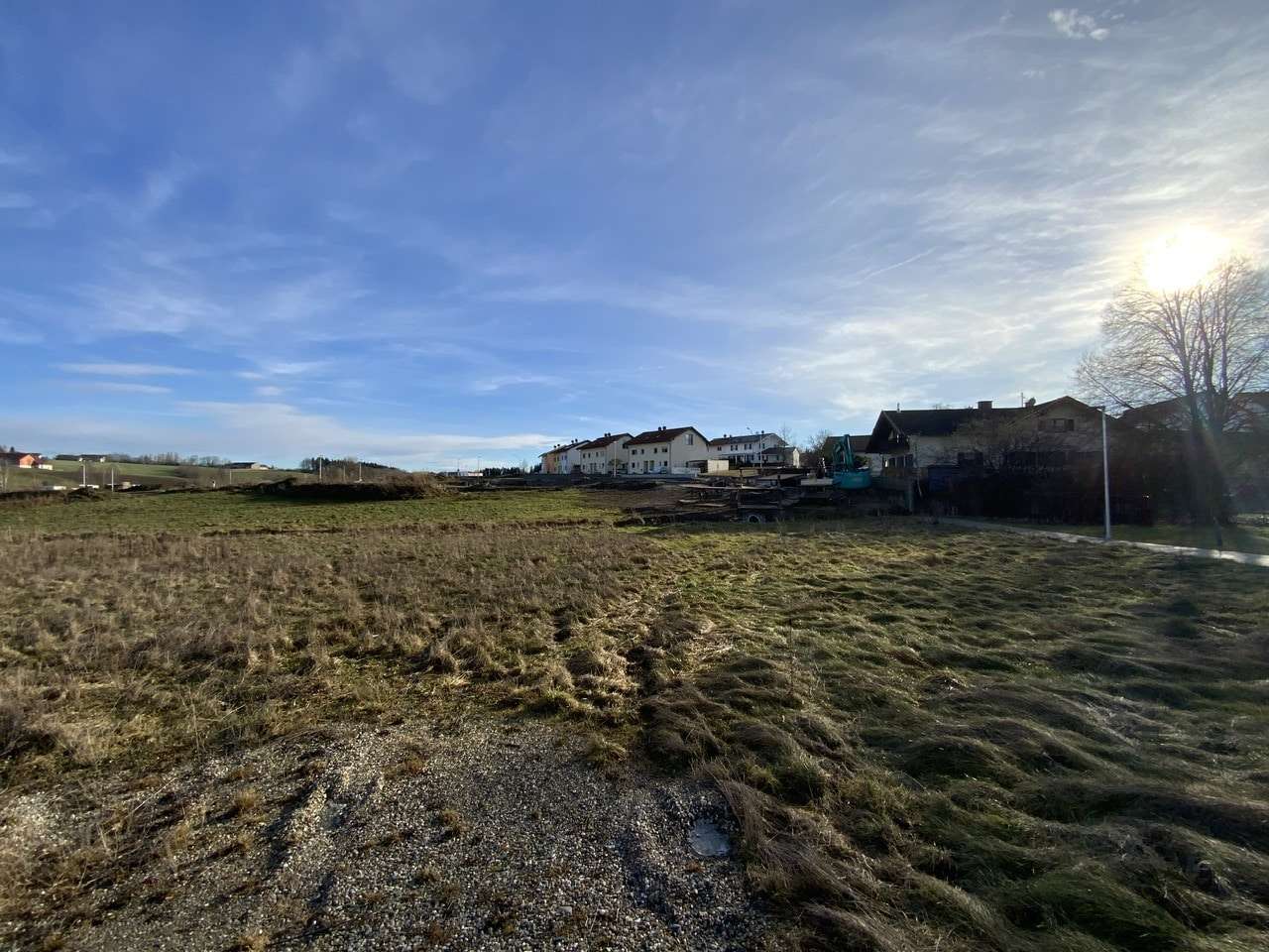 Blick Richtung Süden - Grundstück in 84424 Isen mit 1719m² kaufen