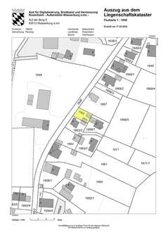 Flurkarte farbig - Grundstück in 83547 Babensham mit 260m² kaufen
