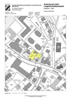 02 Flurkarte 1_1000 farbig neu - Grundstück in 85664 Hohenlinden mit 615m² kaufen