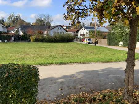 Blick auf das Grundstück - Grundstück in 84424 Isen mit 1603m² kaufen