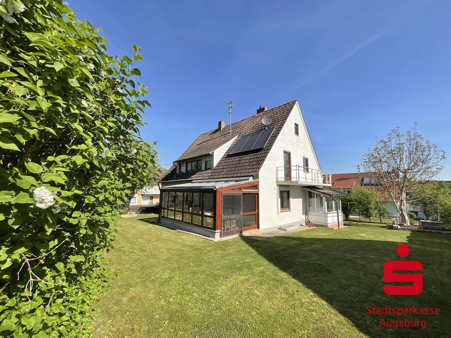Außenansicht - Zweifamilienhaus in 86573 Obergriesbach mit 185m² kaufen