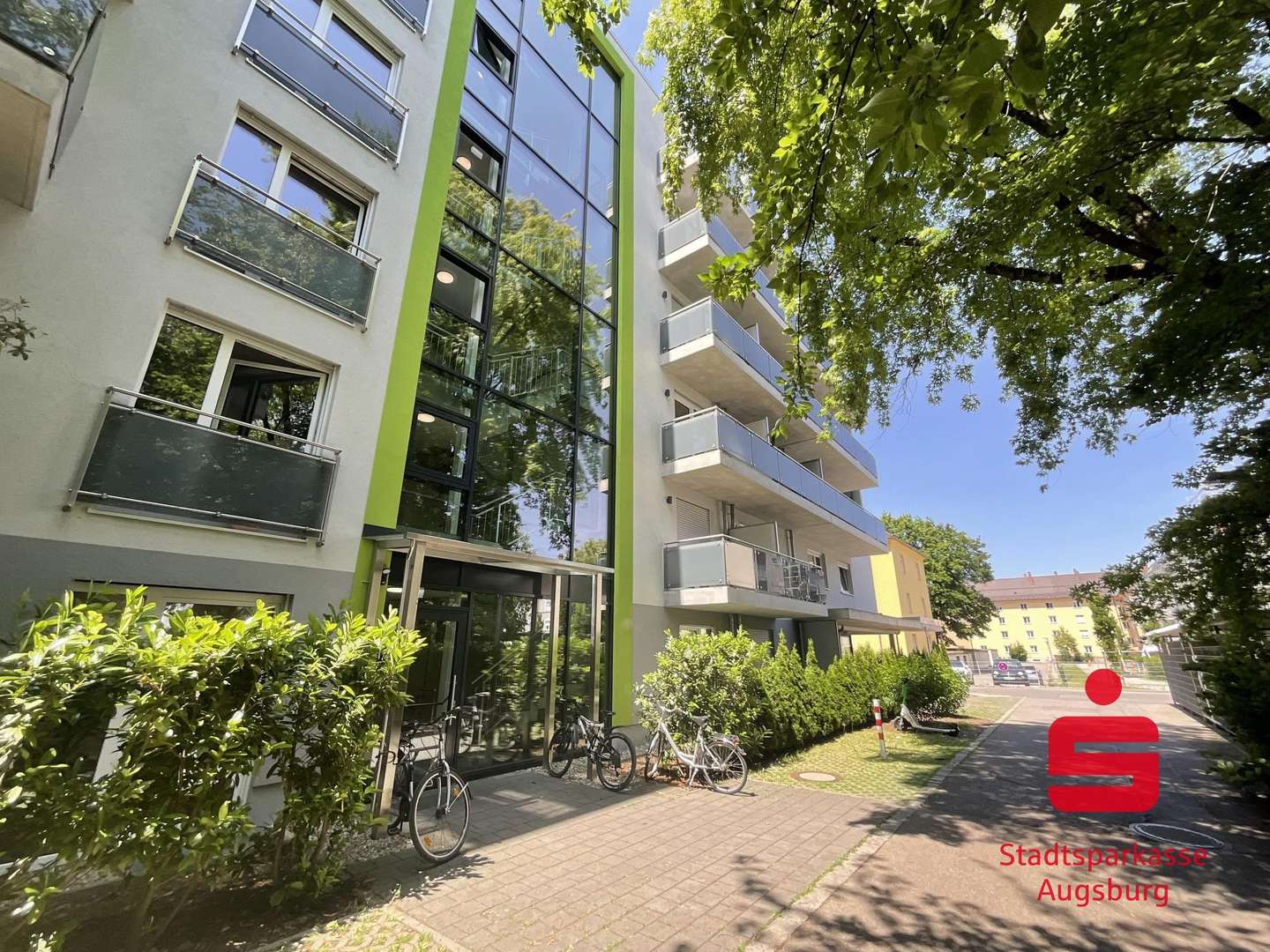 Hausansicht - Appartement in 86159 Augsburg mit 26m² kaufen