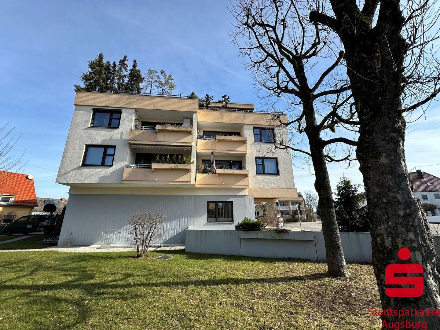 Aussenansicht Aussenansicht - Etagenwohnung in 86391 Stadtbergen mit 64m² kaufen