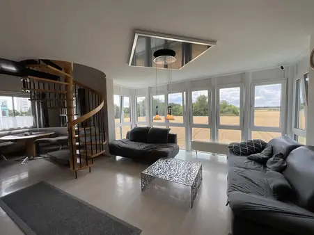 Maisonettewohnung mit Feldblick