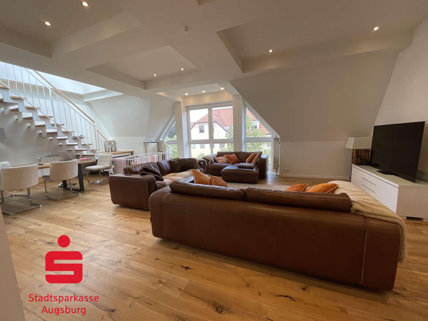 Wohnzimmer Wohnzimmer - Penthouse-Wohnung in 86150 Augsburg mit 167m² kaufen
