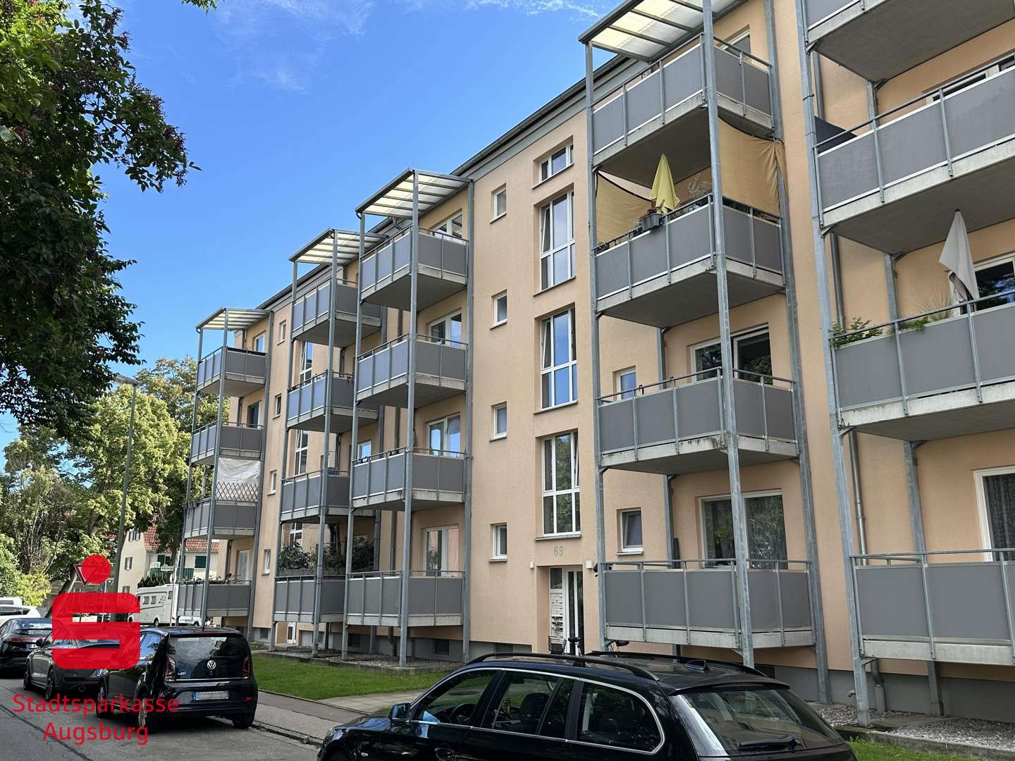 Außenansicht - Etagenwohnung in 86179 Augsburg mit 52m² kaufen