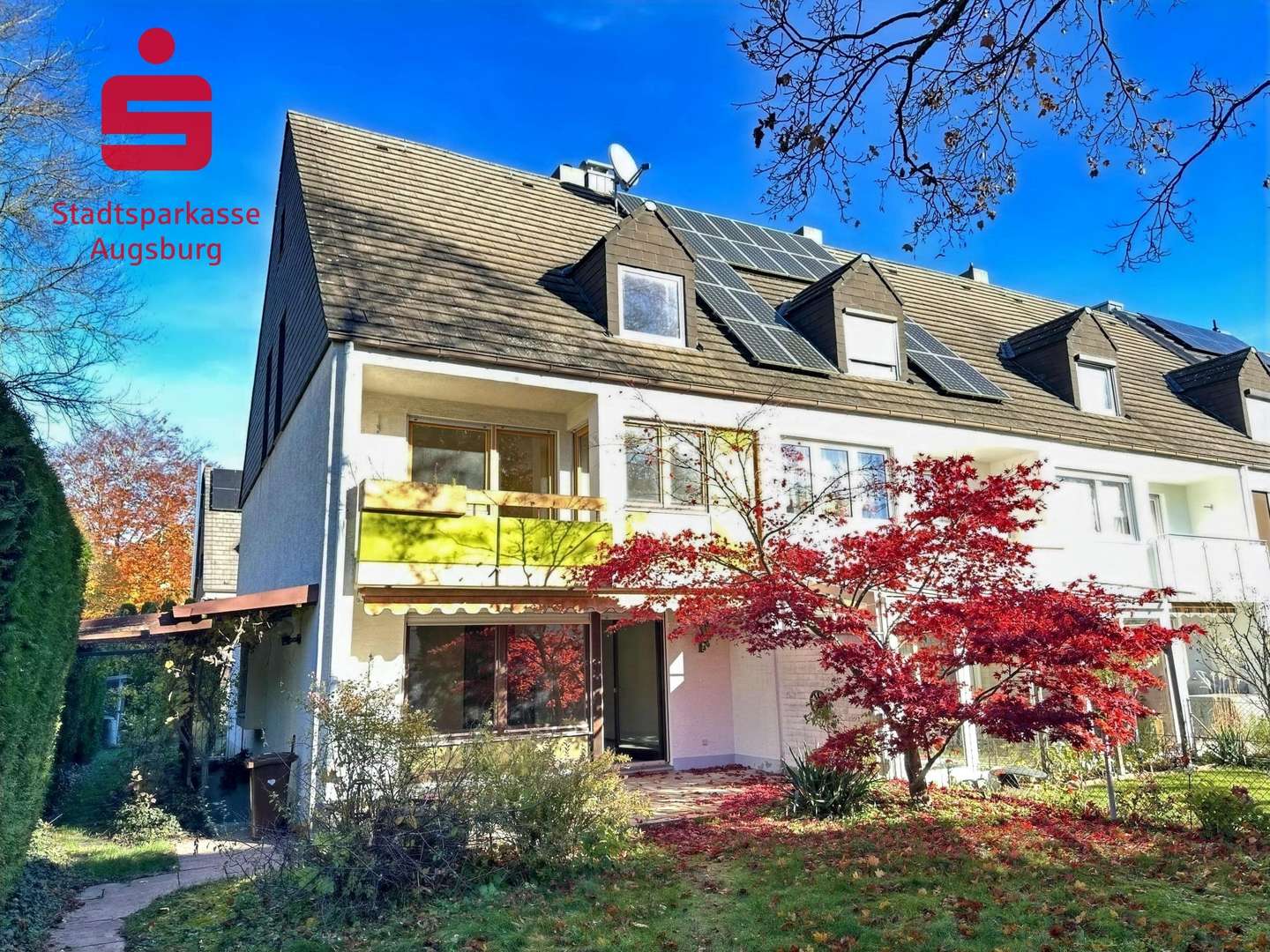 Außenansicht - Reiheneckhaus in 86179 Augsburg mit 160m² kaufen