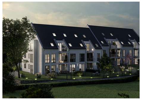 Außenansicht - Erdgeschosswohnung in 86199 Augsburg mit 51m² kaufen
