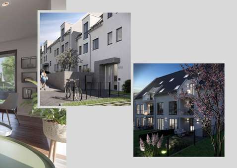 Außenansicht - Erdgeschosswohnung in 86199 Augsburg mit 51m² kaufen