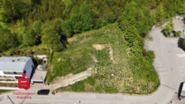 Luftaufnahme - Grundstück in 86199 Augsburg mit 982m² kaufen