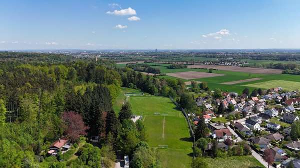 Umgebung Blick nach Augsburg - Grundstück in 86199 Augsburg mit 982m² kaufen