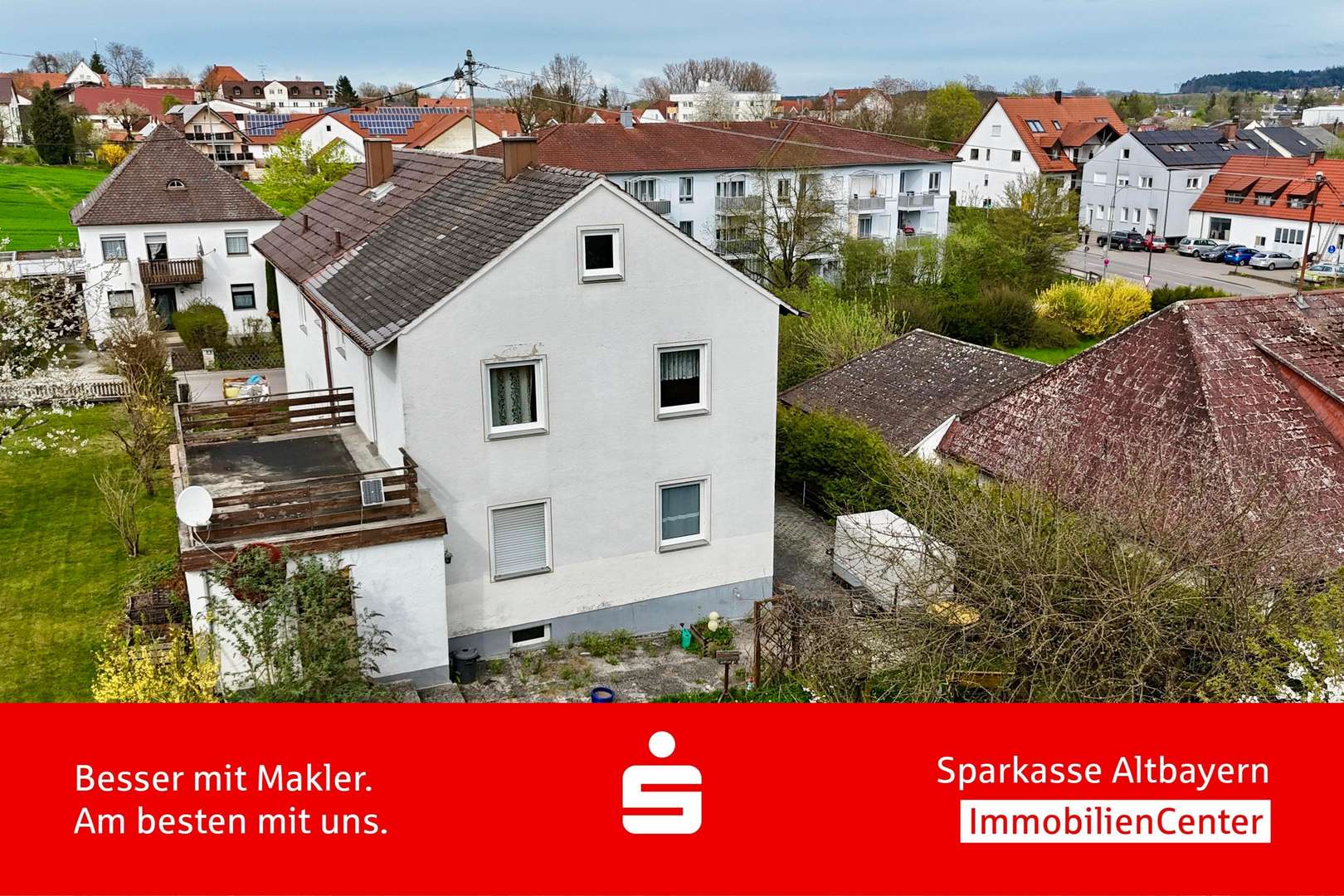Außenansicht - Doppelhaushälfte in 86551 Aichach mit 101m² kaufen