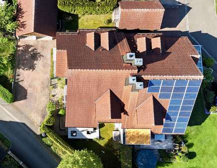 Ansicht von oben - Doppelhaushälfte in 86529 Schrobenhausen mit 164m² kaufen