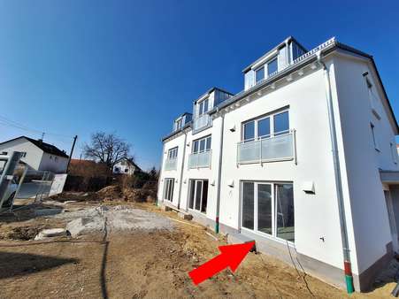 Außenansicht - Reiheneckhaus in 86444 Affing mit 118m² kaufen