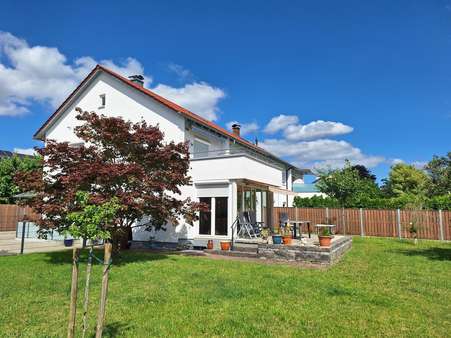 Außenansicht Außenansicht - Doppelhaushälfte in 86551 Aichach mit 174m² kaufen