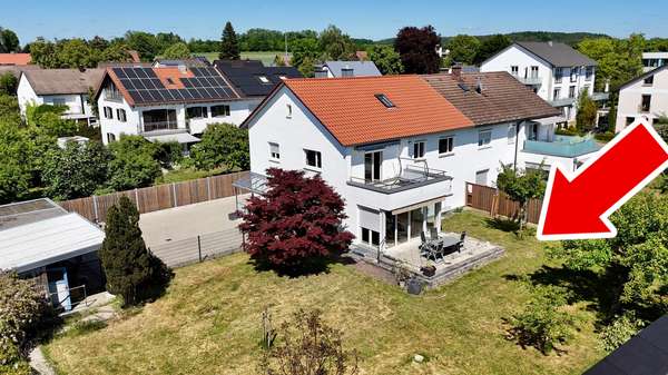 Außenansicht Außenansicht - Doppelhaushälfte in 86551 Aichach mit 174m² kaufen