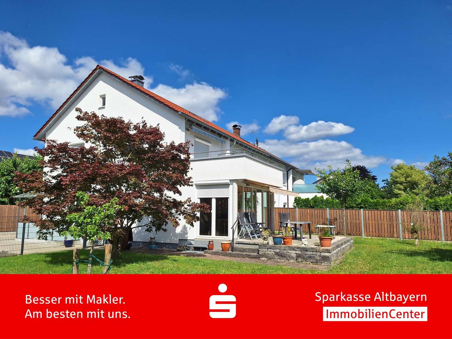 Außenansicht Außenansicht - Doppelhaushälfte in 86551 Aichach mit 174m² kaufen