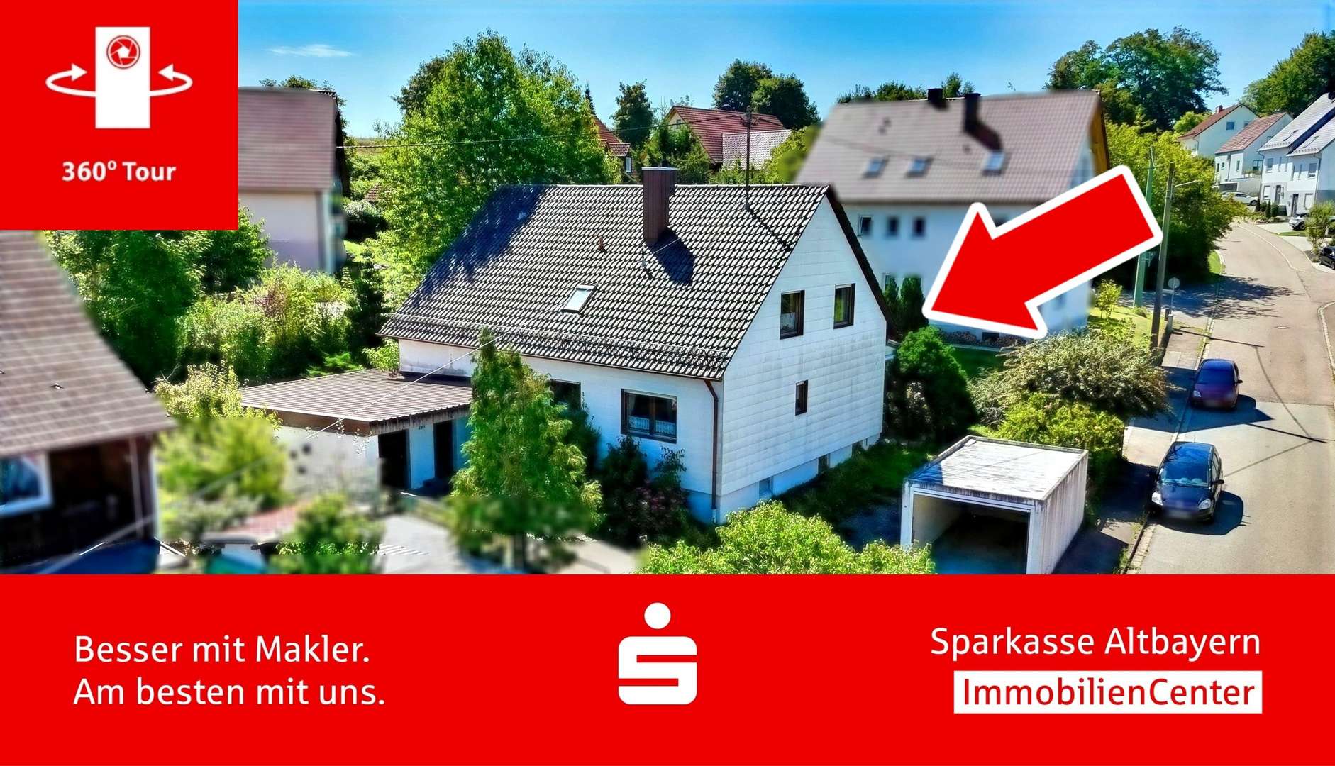 Außenansicht Außenansicht - Zweifamilienhaus in 86447 Aindling mit 182m² kaufen