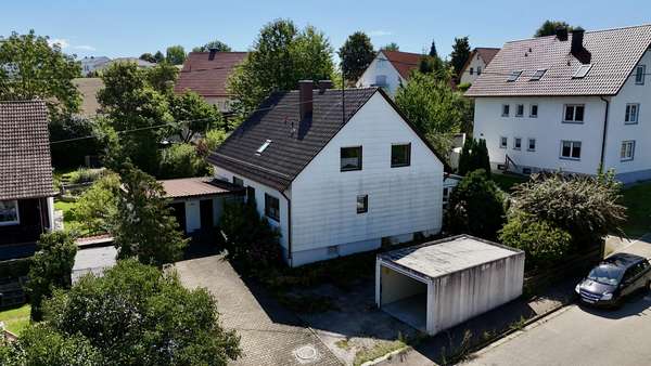 Außenansicht Außenansicht - Zweifamilienhaus in 86447 Aindling mit 182m² kaufen