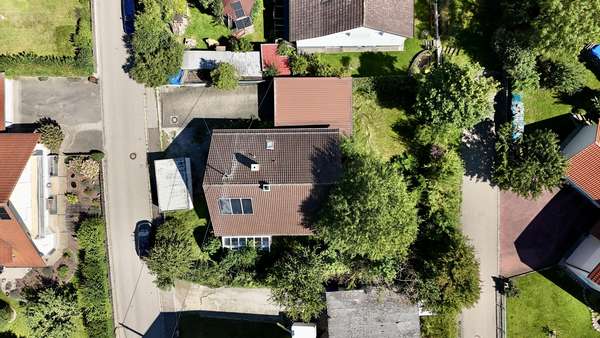 Draufsicht Grundstück Draufsicht Grundstück - Zweifamilienhaus in 86447 Aindling mit 182m² kaufen