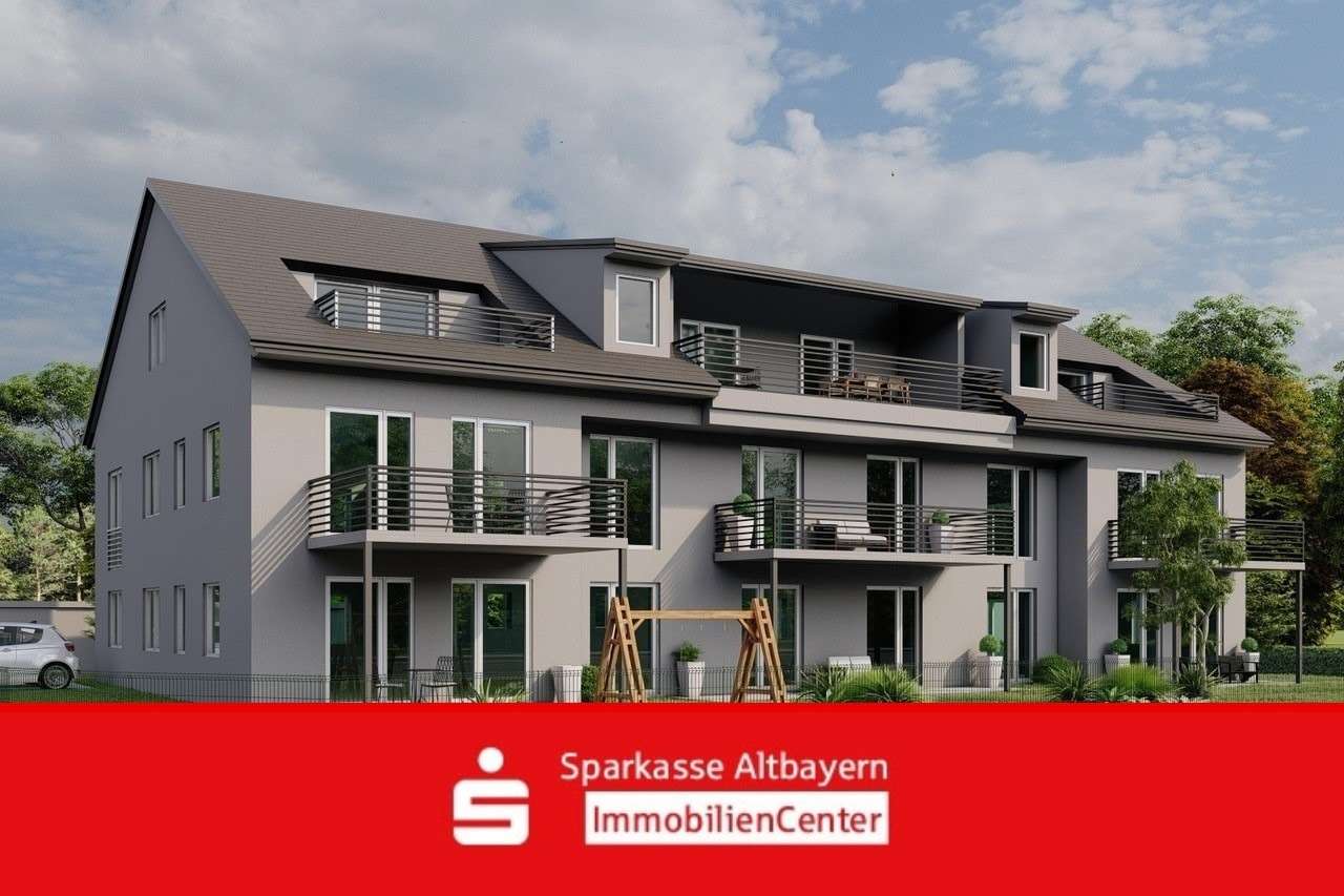 Außenansicht - Erdgeschosswohnung in 86551 Aichach mit 84m² kaufen