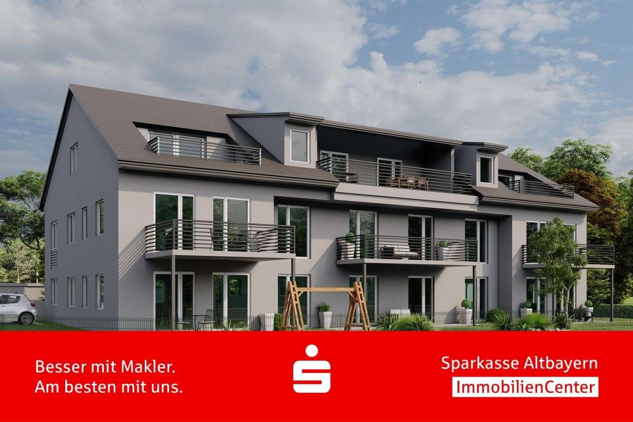 Außenansicht - Etagenwohnung in 86551 Aichach mit 50m² kaufen