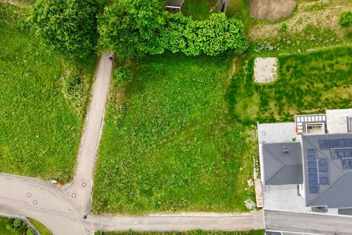 Ansicht des Grundstücks von oben - Grundstück in 86529 Schrobenhausen mit 808m² kaufen