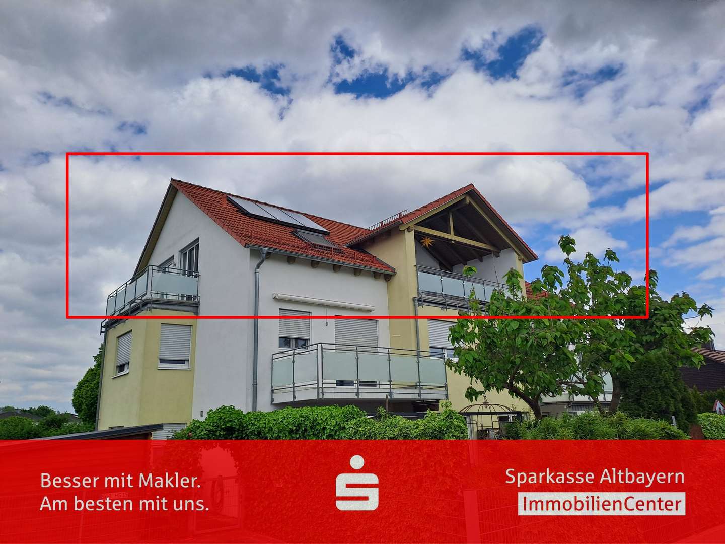 Süd/West-Ansicht Süd/West-Ansicht - Dachgeschosswohnung in 86529 Schrobenhausen mit 123m² mieten