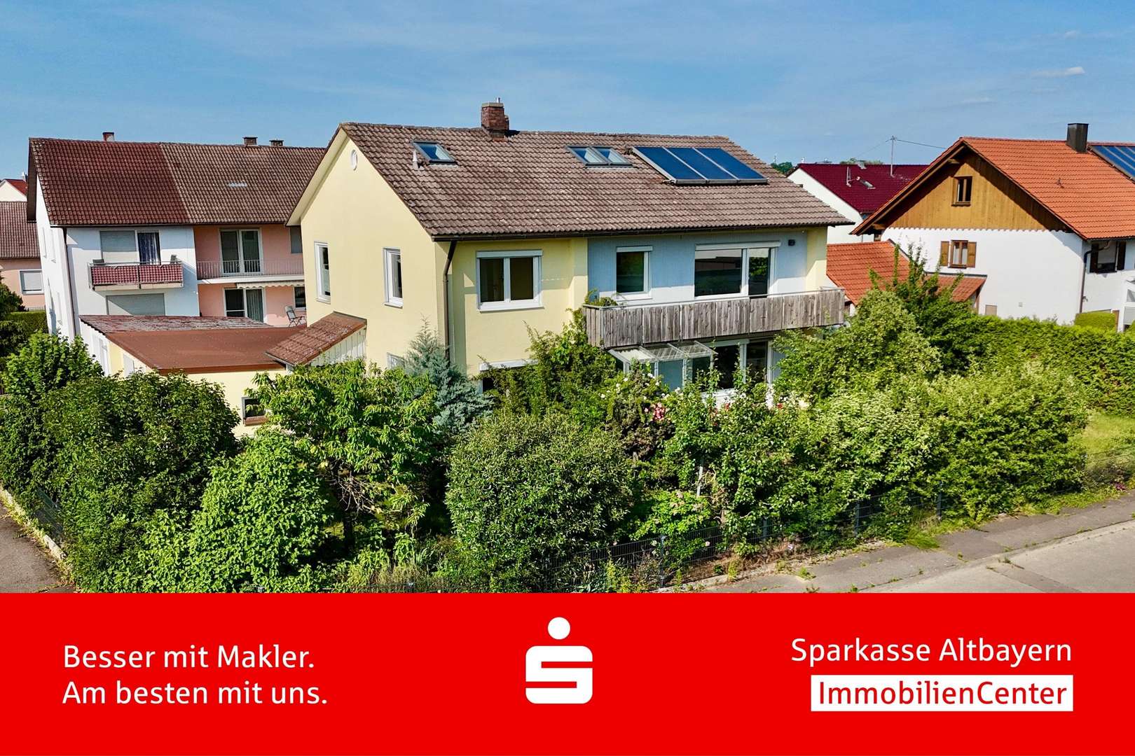 Außenansicht Außenansicht - Zweifamilienhaus in 86551 Aichach mit 186m² kaufen