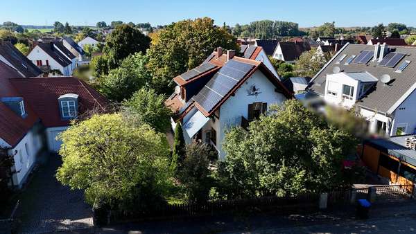 Ansicht von Osten - Einfamilienhaus in 86551 Aichach mit 136m² kaufen