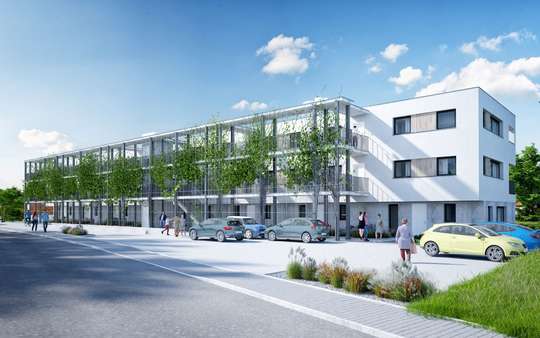 Ansicht Nordwesten - Etagenwohnung in 89312 Günzburg mit 96m² kaufen