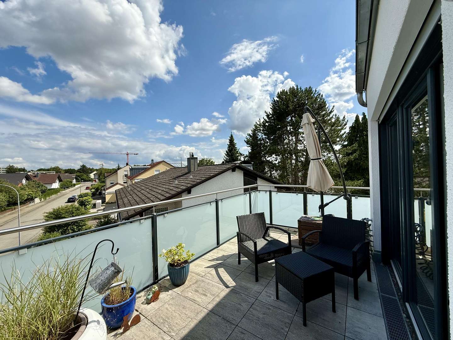 Balkon Balkon - Dachgeschosswohnung in 85051 Ingolstadt mit 56m² kaufen