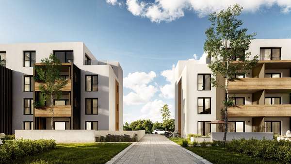 3 D-Visualisierung 3 D-Visualisierung - Erdgeschosswohnung in 92339 Beilngries mit 99m² kaufen