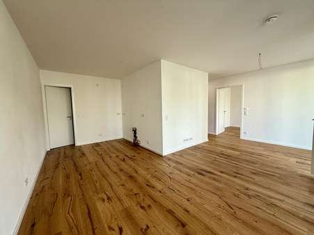 Wohnen und Essen mit Blick zum Schlafzimmer - Erdgeschosswohnung in 85057 Ingolstadt mit 65m² kaufen