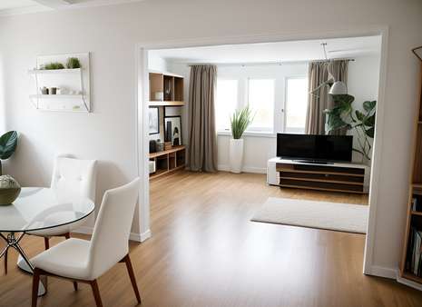 Wohnbereich - Homestaging - Bungalow in 85055 Ingolstadt mit 120m² kaufen