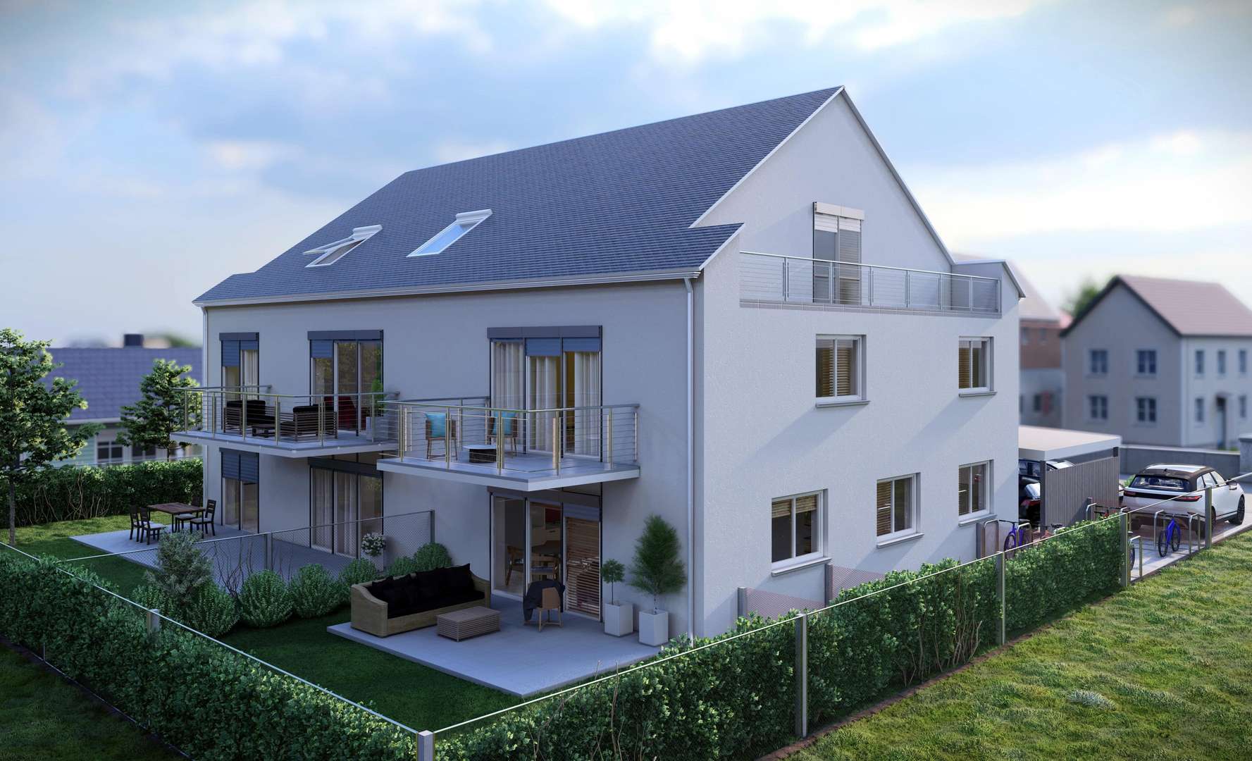 3 D-Visualisierung - Dachgeschosswohnung in 85051 Ingolstadt mit 68m² kaufen