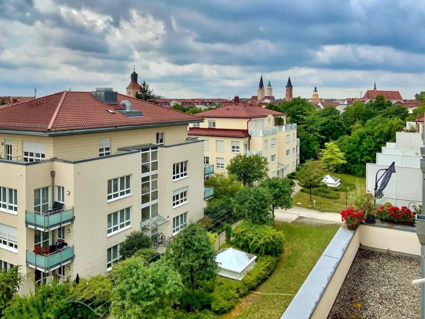Blick vom Balkon - Wohnung in 85049 Ingolstadt mit 61m² kaufen