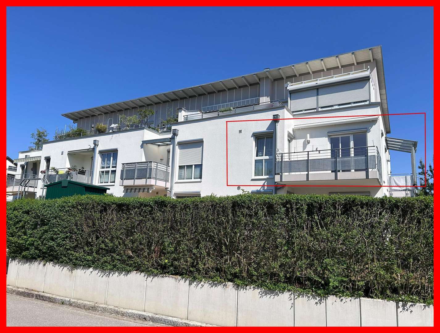 Aussenansicht Süd - Etagenwohnung in 85276 Pfaffenhofen mit 75m² mieten