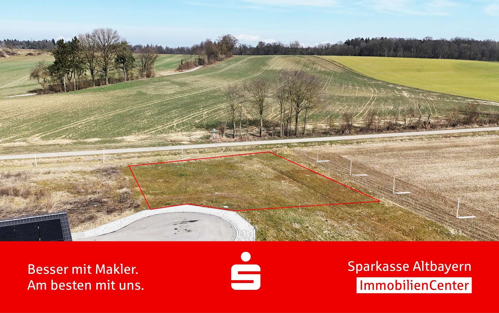 Luftbild - Grundstück in 86701 Rohrenfels mit 800m² kaufen