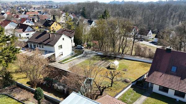 Nord-/Westansicht - Grundstück in 86633 Neuburg mit 835m² kaufen