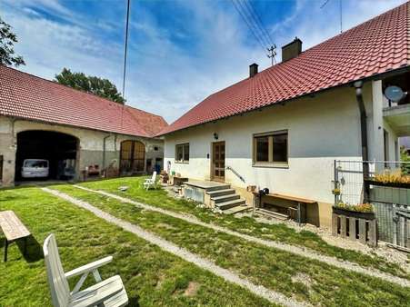 Außenansicht Außenansicht - Einfamilienhaus in 86641 Rain mit 100m² kaufen