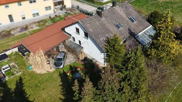Süd-/Westansicht - Einfamilienhaus in 86643 Rennertshofen mit 177m² kaufen