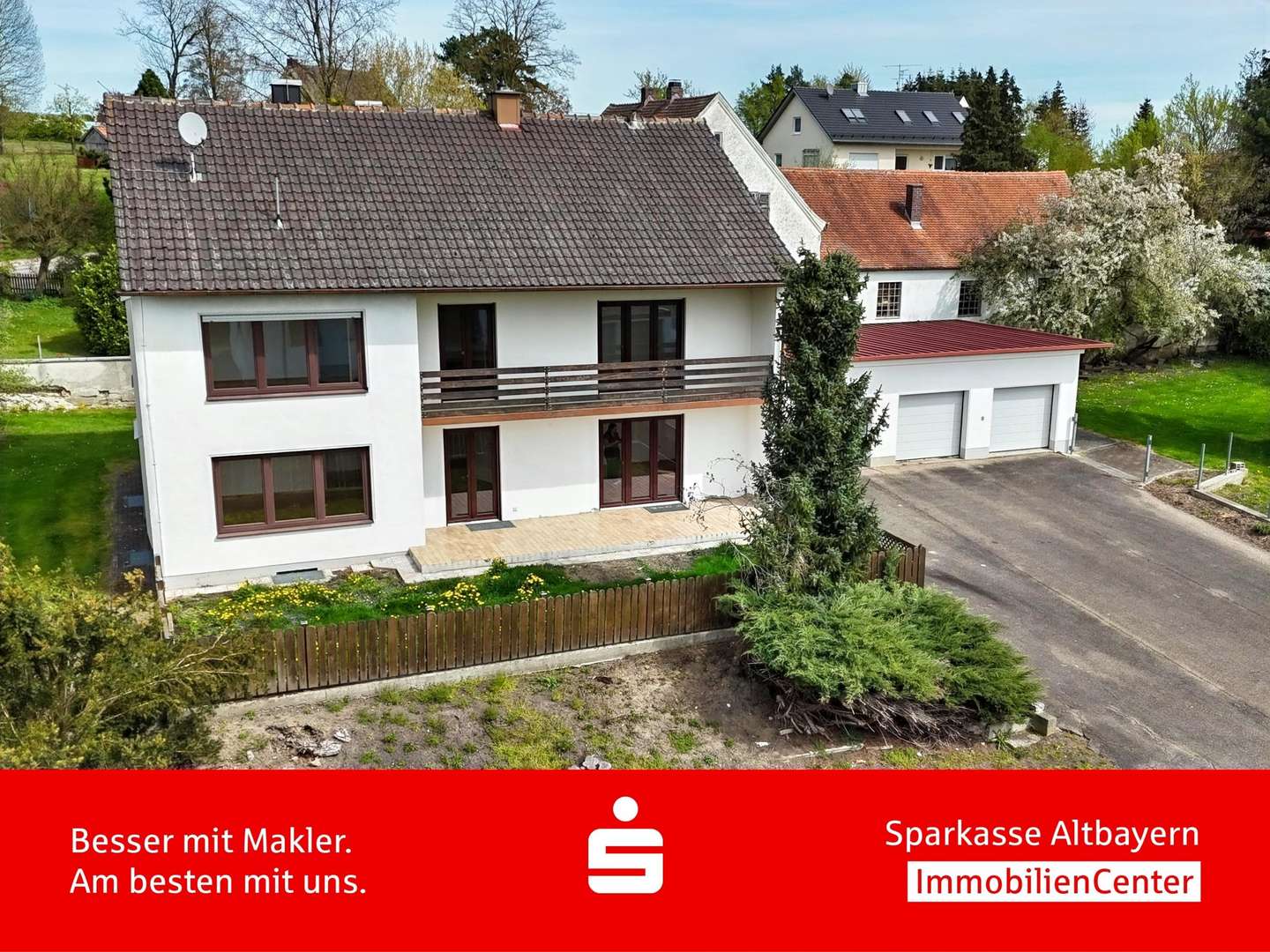 Außenaufnahme - Erdgeschosswohnung in 86701 Rohrenfels mit 100m² mieten