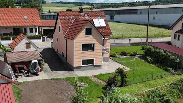 Süd-/Westansicht - Einfamilienhaus in 86643 Rennertshofen mit 119m² kaufen